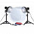 Falcon Eyes LFPB-2 kit  Комплект постоянного флуоресцентного света, фотобокс 60см от магазина фотооборудования Фотошанс