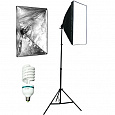 FST ET-402 Kit  Комплект постоянного люминесцентного света (2х85Вт, 50x70cm) от магазина фотооборудования Фотошанс