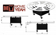 Автоматический поворотный стол для крупногабаритных предметов Movie Yeah MY 3D TABLE 200  от магазина фотооборудования Фотошанс